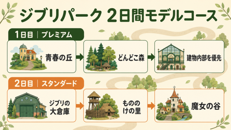 大さんぽ券プレミアムとスタンダードで入れるエリア